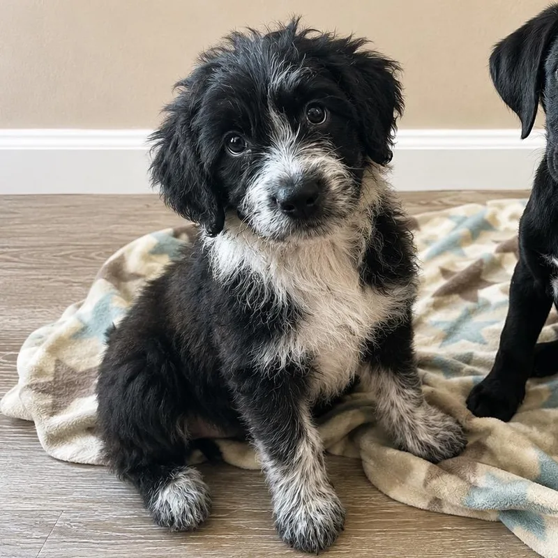 A baby medium-sized male Black Mixed Breed dog named Otis for adoption in Baton Rouge, LA