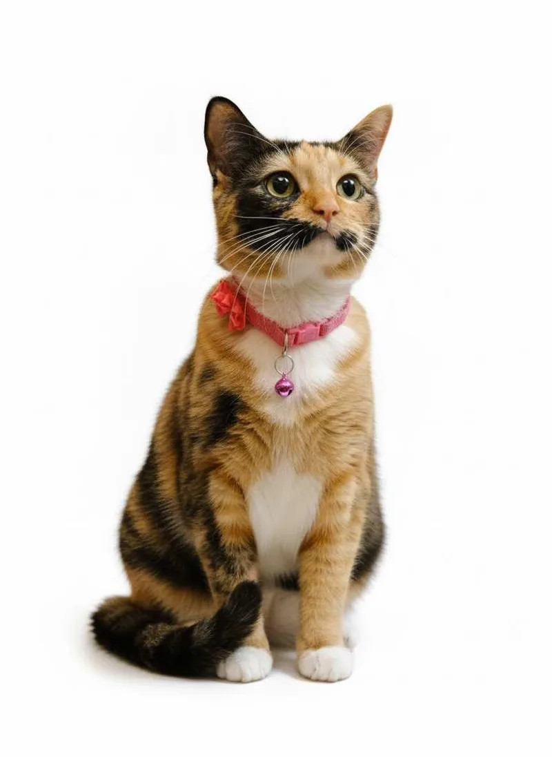 A young medium-sized female Calico cat named Maple for adoption in Spring Branch, TX