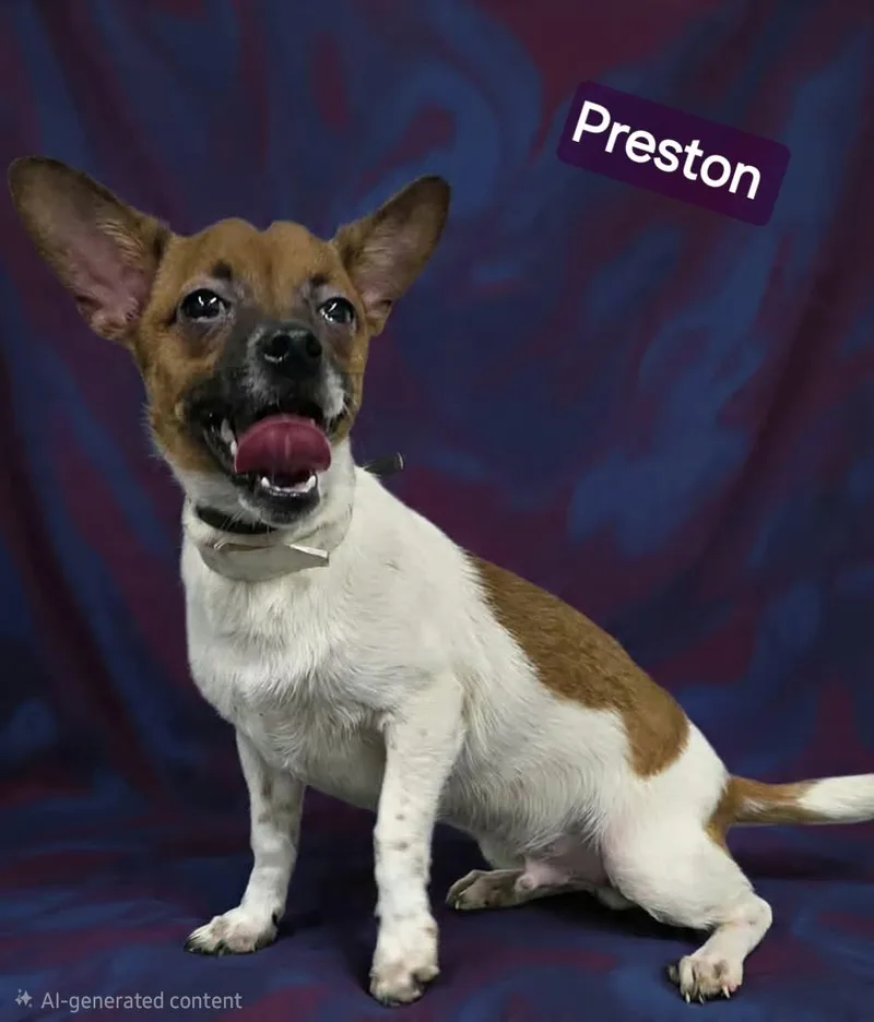 A baby small-sized male Brown / Chocolate Chihuahua dog named Preston for adoption in Wheelersburg, OH