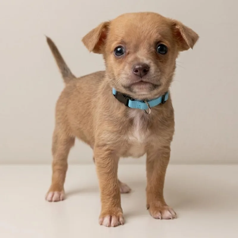 A baby small-sized male Rat Terrier dog named Link for adoption in Columbus, OH