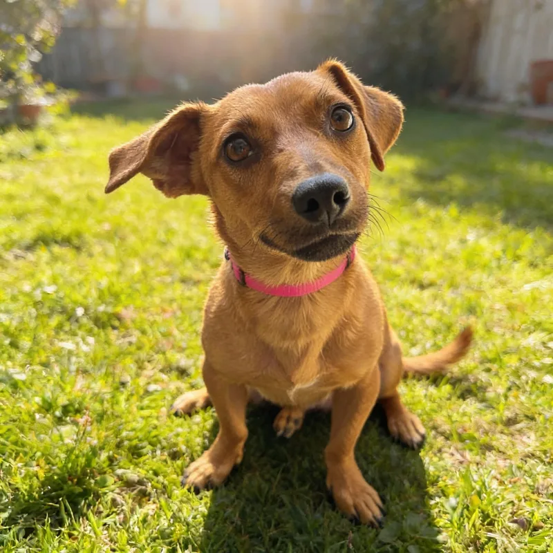 A young small-sized male Dachshund dog named Teddy for adoption in Queen Creek, AZ