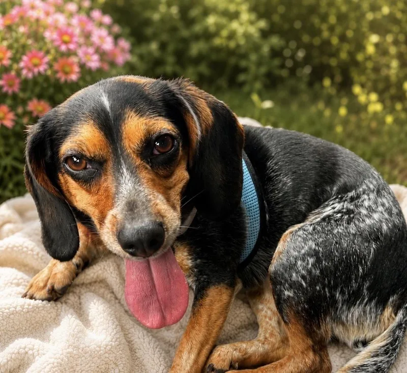 An adult small-sized female Beagle dog named Luna for adoption in harrison city, PA