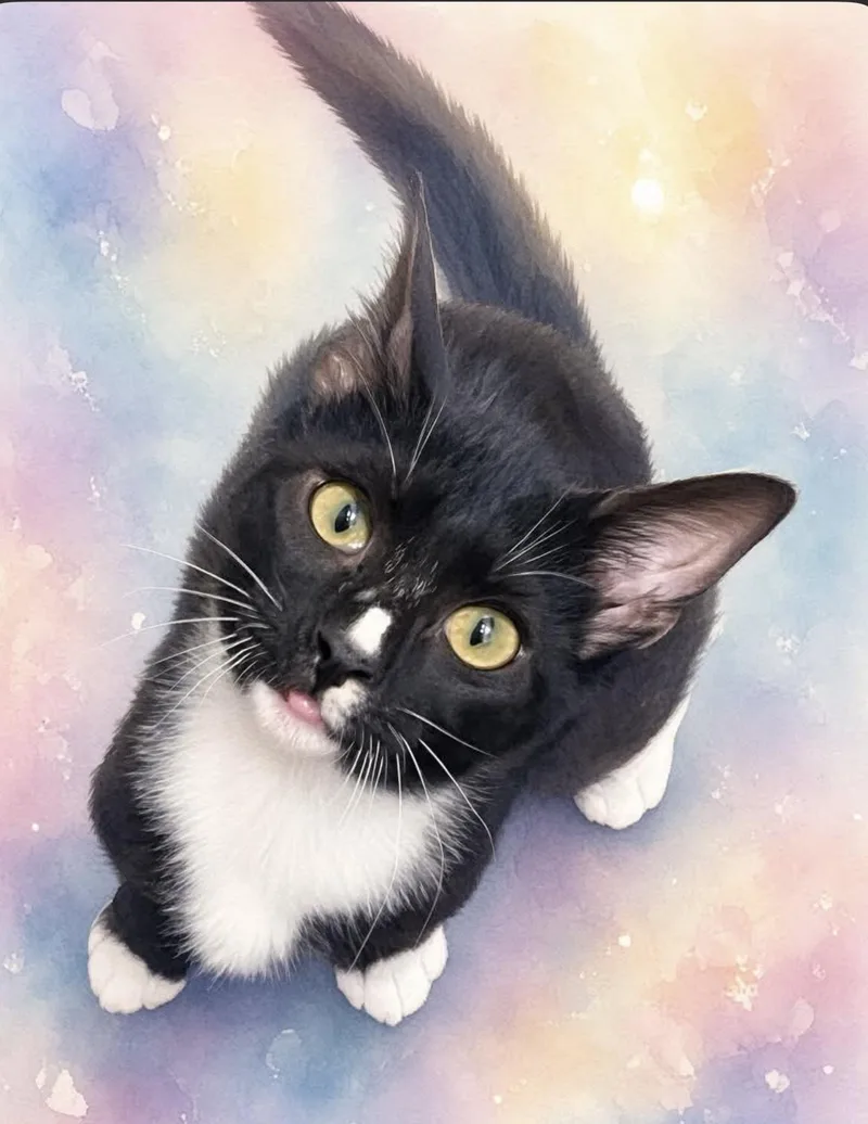 A baby small-sized female Domestic Short Hair cat named Tabby girl & Tuxedo for adoption in Myrtle Beach, SC