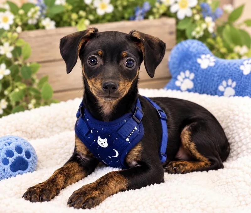 A baby small-sized male Chihuahua dog named Milo for adoption in Cedartown, GA