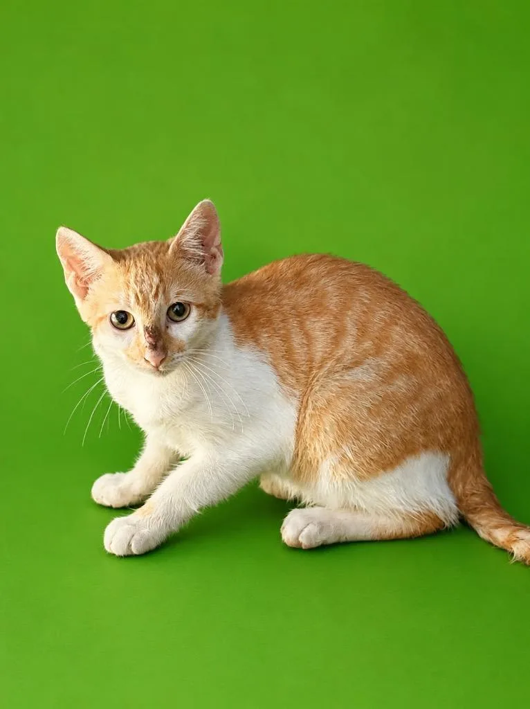 A baby small-sized male Domestic Short Hair cat named Bobo for adoption in Wauchula, FL