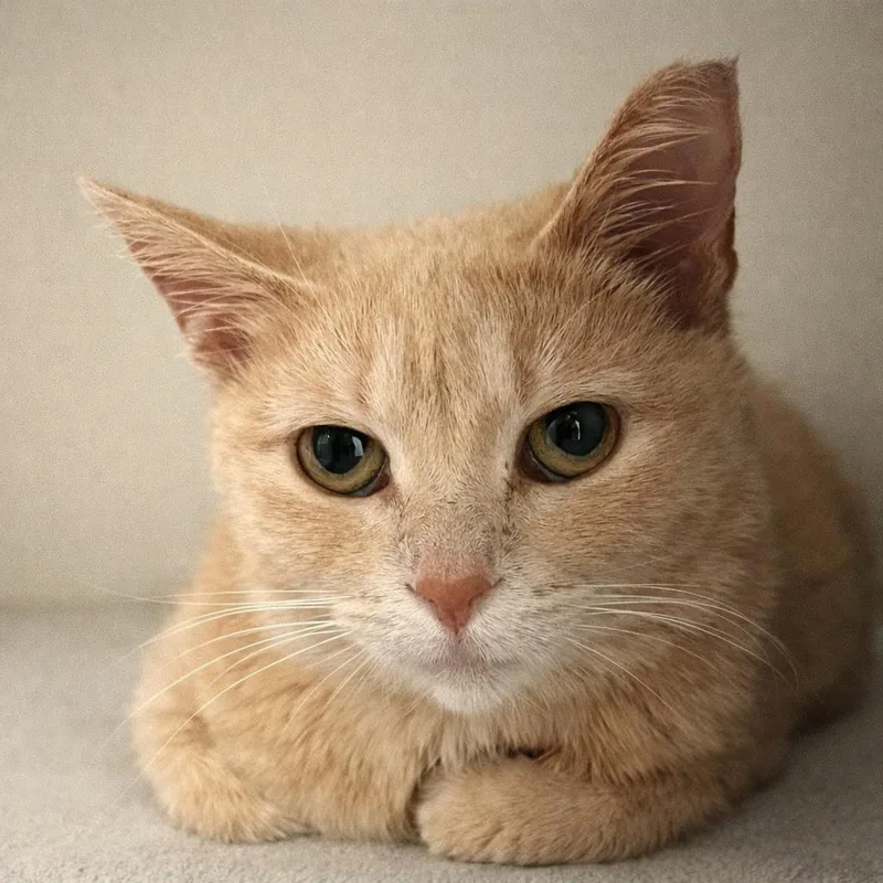 An adult medium-sized female Buff / Tan / Fawn Domestic Short Hair cat named Blondie for adoption in Pontiac, MI