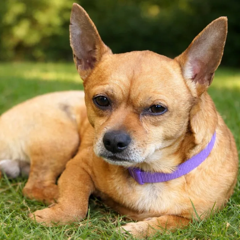 A senior small-sized male Chihuahua dog named Asher for adoption in Crossville, TN