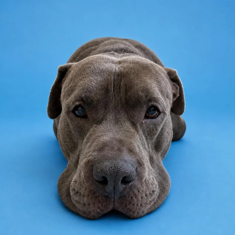 An adult large-sized male Gray / Blue / Silver Mixed Breed dog named Sulphur for adoption in Binghamton, NY