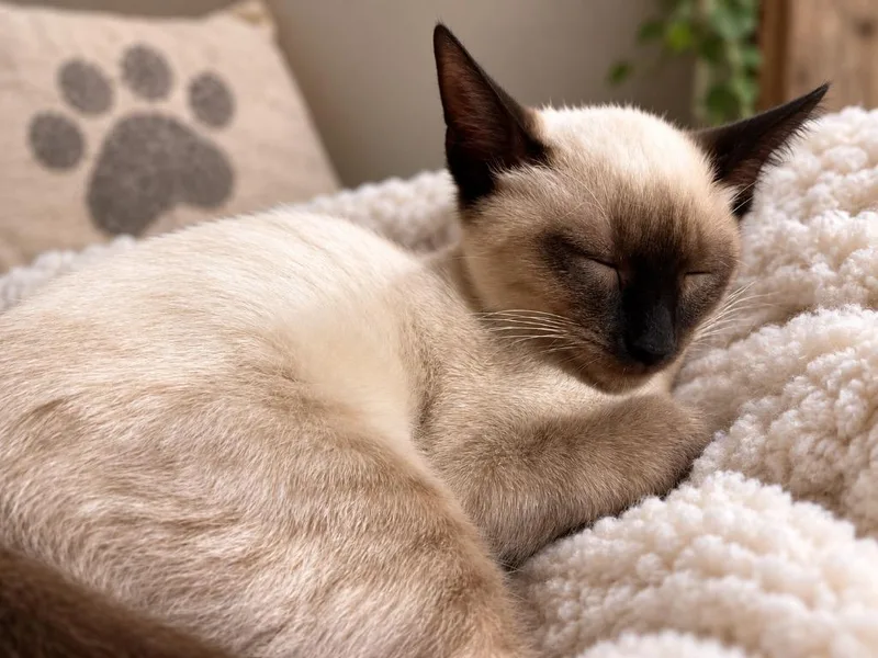 A baby large-sized male Siamese cat named Jerry  Siamese for adoption in Dalton, GA