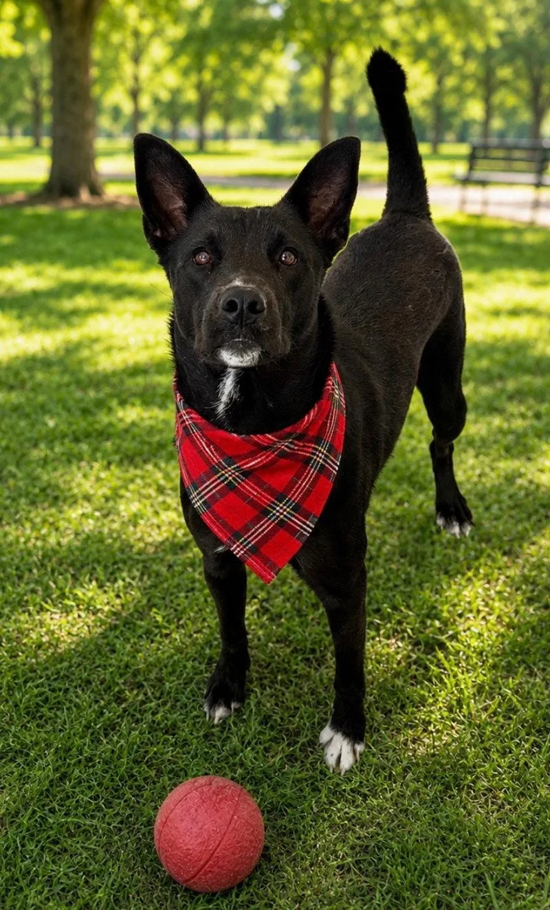 An adult large-sized female Shepherd dog named Ivy for adoption in Euless, TX