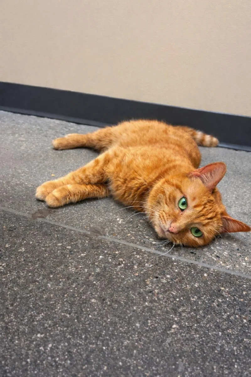 An adult medium-sized female Orange / Red Tabby cat named Peaches for adoption in Los Angeles, CA