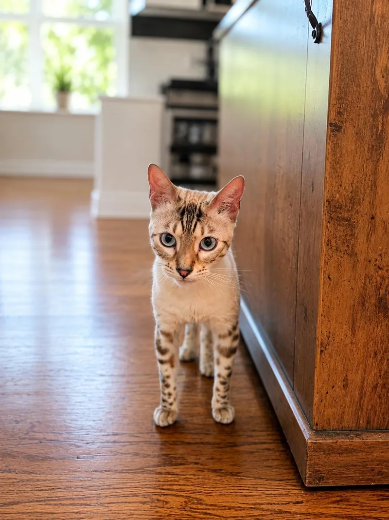 An adult medium-sized male Bengal cat named Bo for adoption in Rio Linda, CA