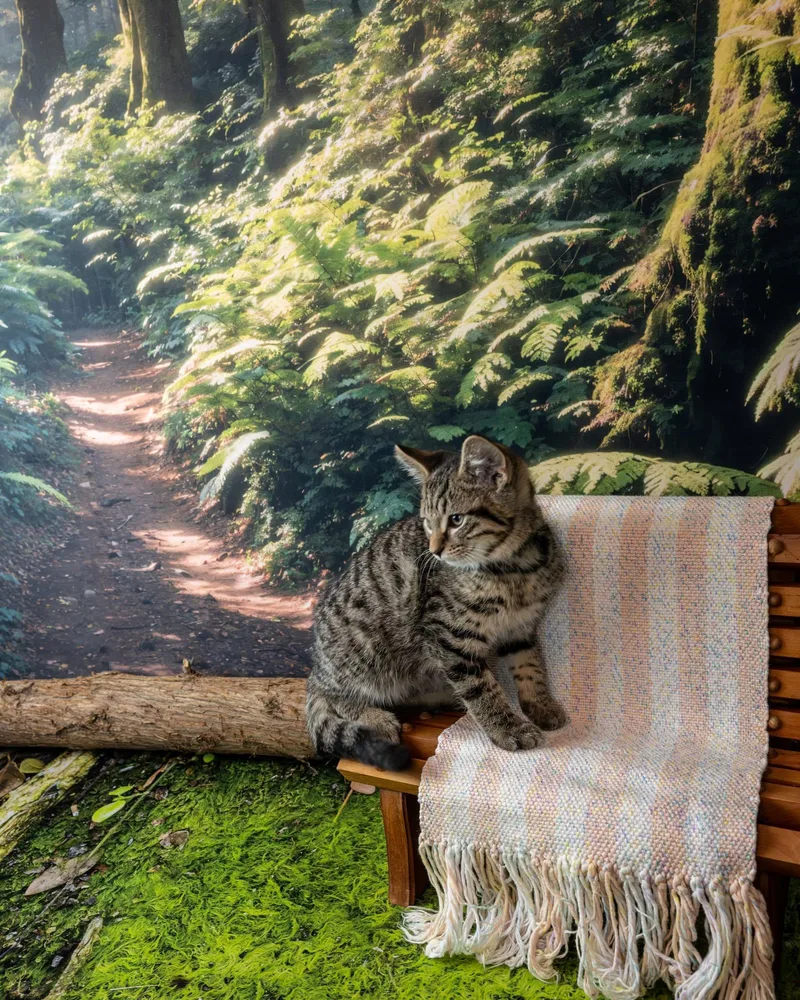 A baby small-sized male Tabby (Brown / Chocolate) Domestic Short Hair cat named Garnet for adoption in Lapeer, MI