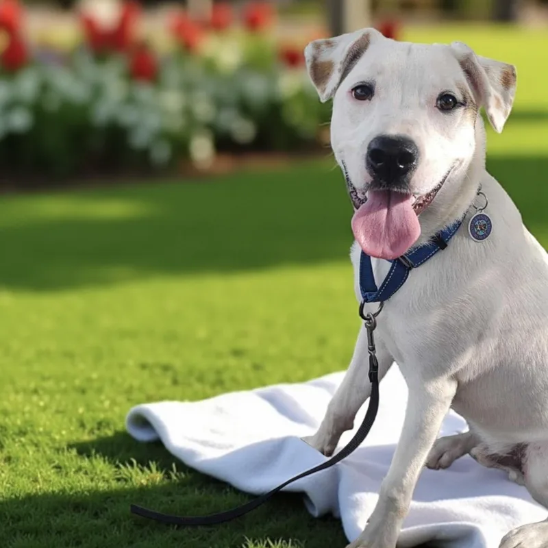 A young medium-sized male Black Pit Bull Terrier dog named Milo for adoption in Fort Worth, TX