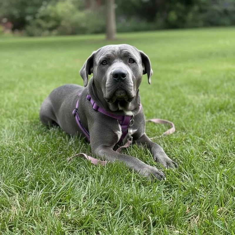 An adult large-sized female Cane Corso dog named Sasha for adoption in Elyria, OH