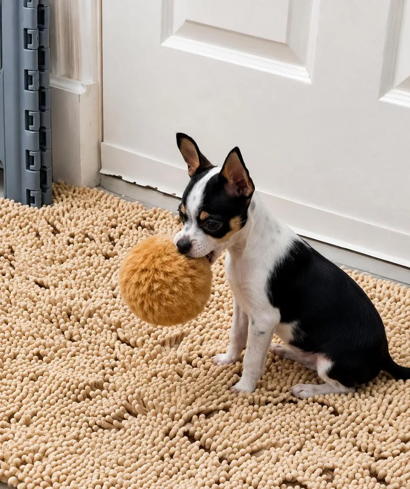 A baby small-sized female Tricolor (Brown, Black, & White) Cairn Terrier dog named Flower for adoption in Saugus, MA
