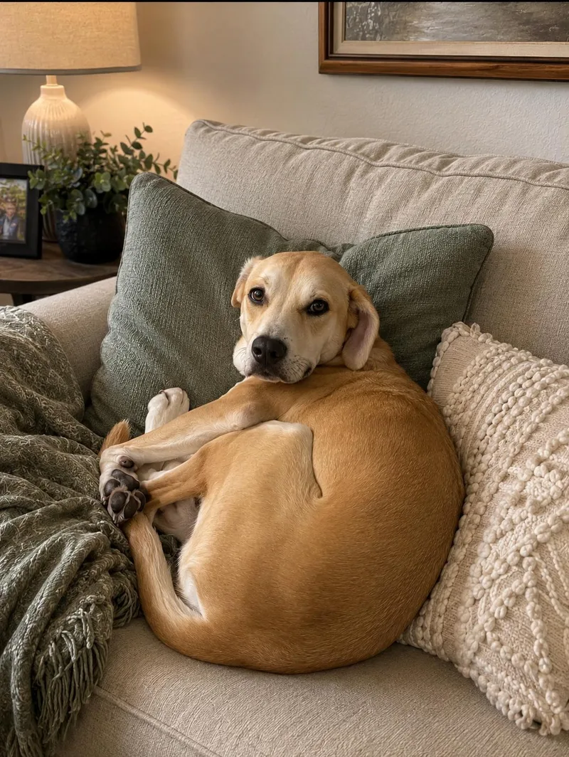 An adult large-sized female Labrador Retriever dog named Dolly for adoption in Euless, TX