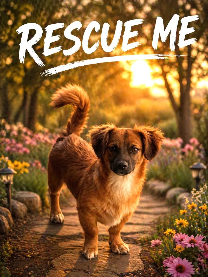 A baby small-sized male Golden Terrier dog named Moe for adoption in Oakdale, CA