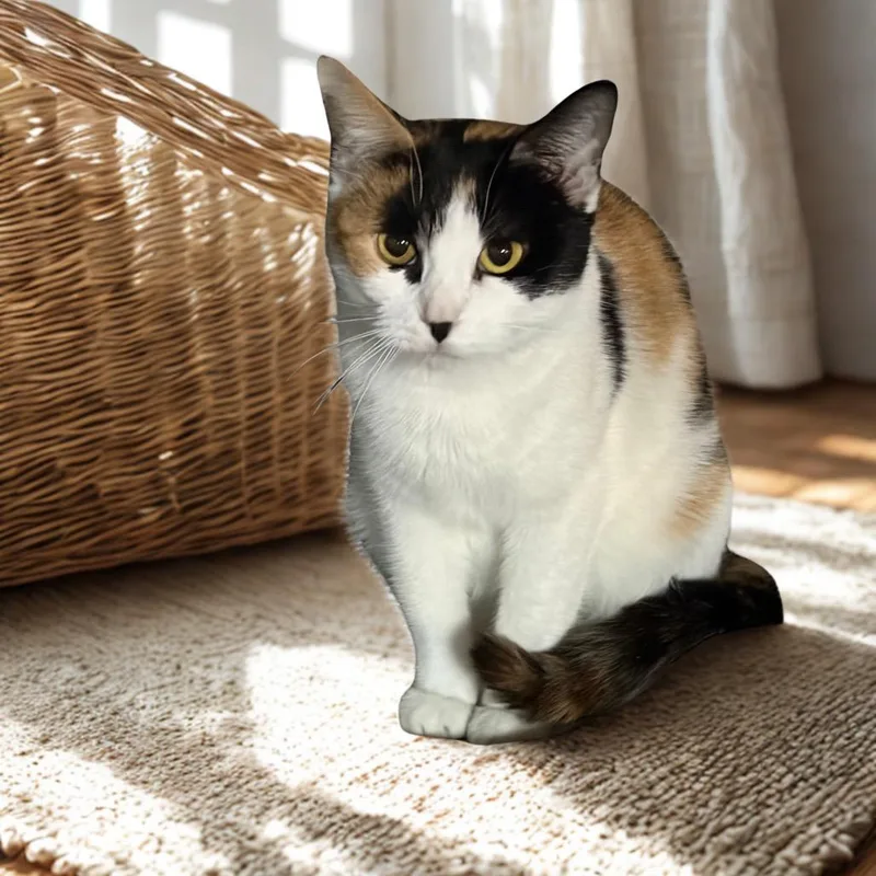An adult medium-sized female Calico Domestic Short Hair cat named Rosita for adoption in Kansas City, MO