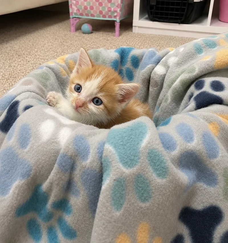 A baby medium-sized male Orange / Red Domestic Short Hair cat named Kip for adoption in Fruit Heights, UT
