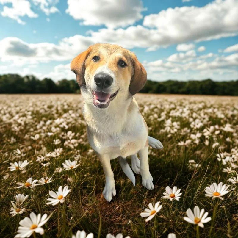 A young large-sized female Apricot / Beige Great Pyrenees dog named Dakota for adoption in Lancaster, KY