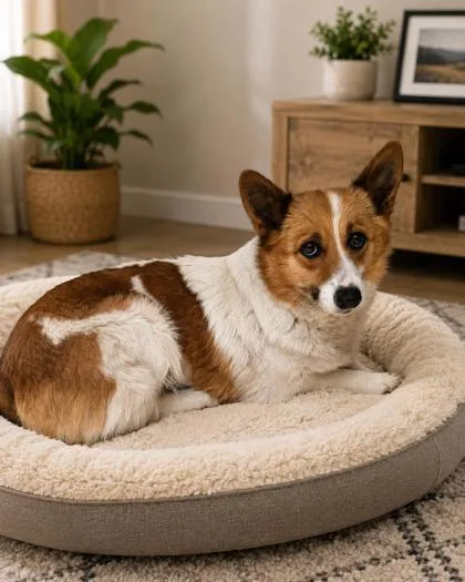 An adult small-sized female Cardigan Welsh Corgi dog named Winnie for adoption in Malvern, PA