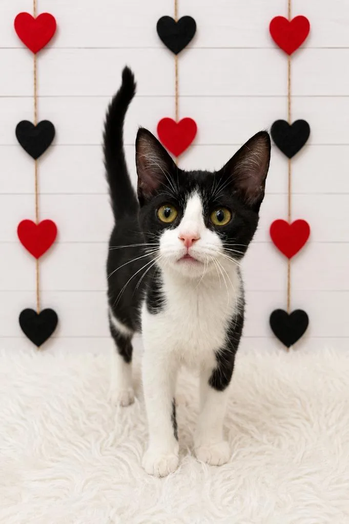 A baby small-sized female Domestic Short Hair cat named Lucy for adoption in Corpus Christi, TX