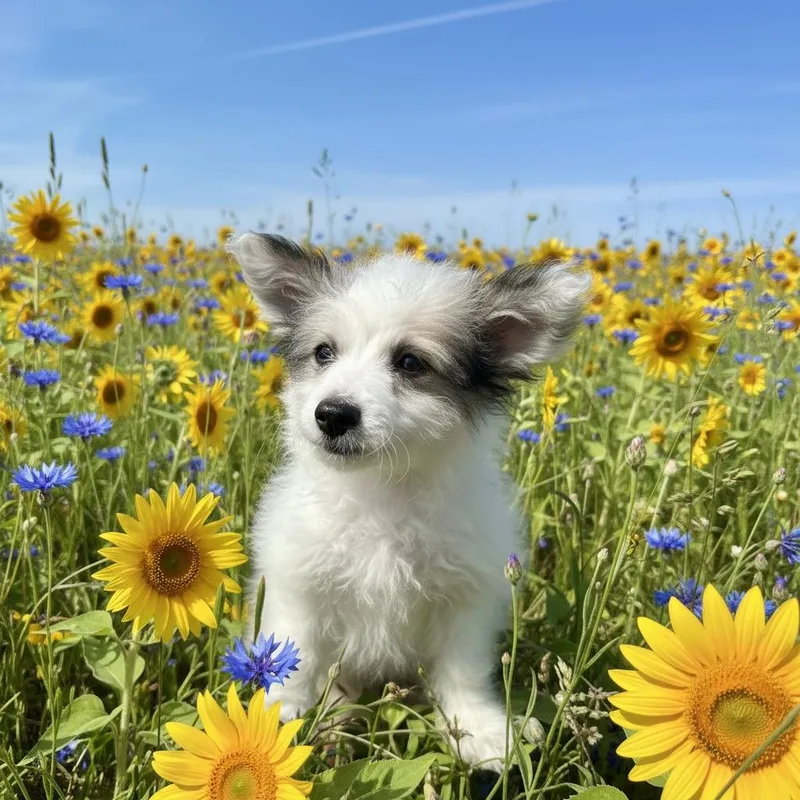 A baby small-sized female Papillon dog named Havie for adoption in San Diego, CA