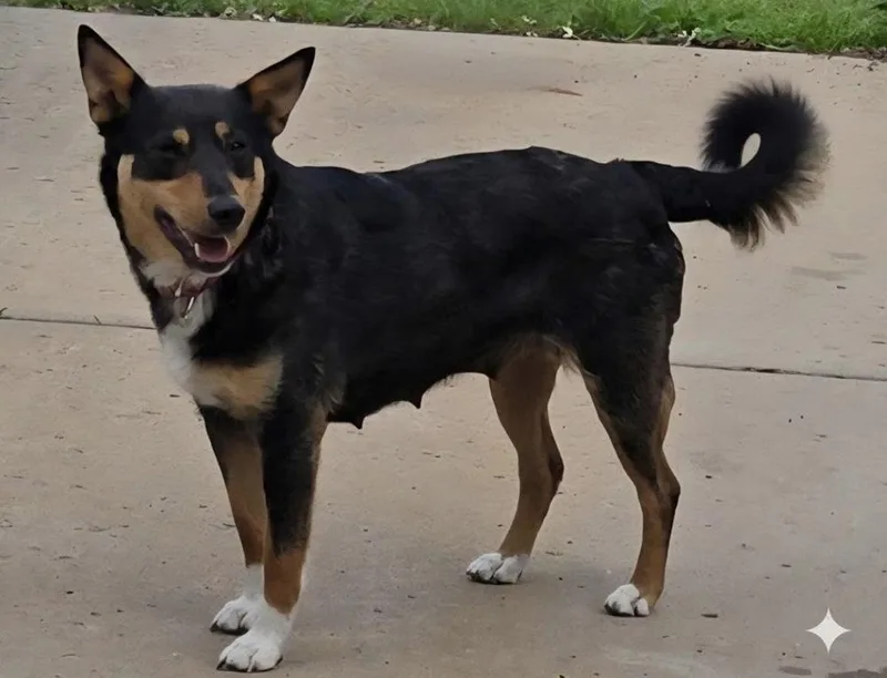 An adult medium-sized female Brown / Chocolate Cattle Dog dog named Zoey for adoption in South Bend, IN