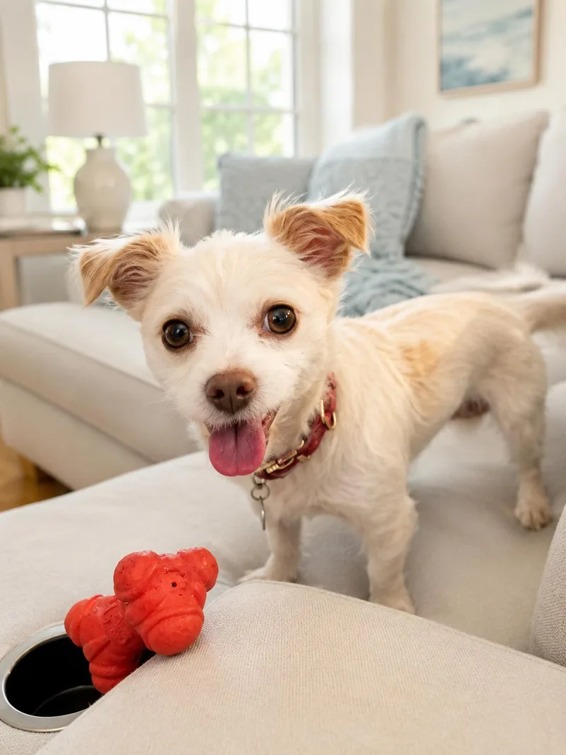 A young small-sized female Terrier dog named Luna for adoption in Bradenton, FL