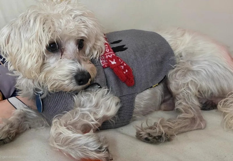 An adult small-sized male Maltipoo dog named Aspen for adoption in Brooklyn, NY