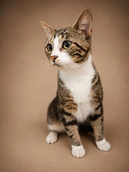 An adult medium-sized male Domestic Short Hair cat named Tuna for adoption in Bowling Green, KY