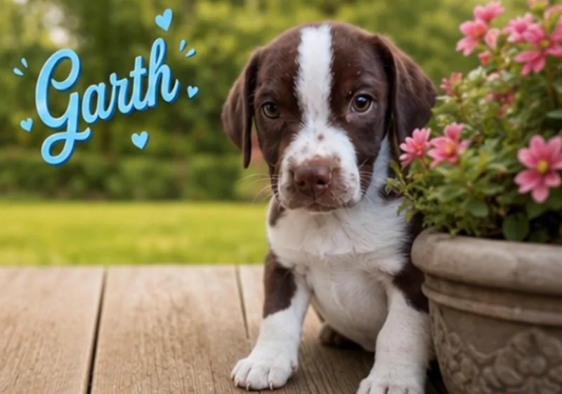 A baby medium-sized male Border Collie dog named Garth for adoption in Toms River, NJ