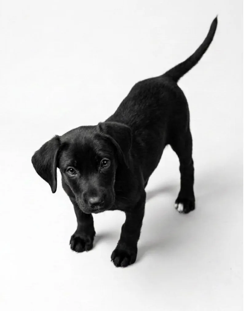 A baby medium-sized female Shepherd dog named Pepper for adoption in Hudson, NY