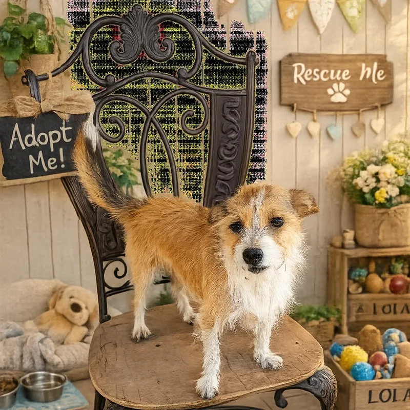 An adult small-sized female Yellow / Tan / Blond / Fawn Terrier dog named Lola for adoption in Phoenix, AZ