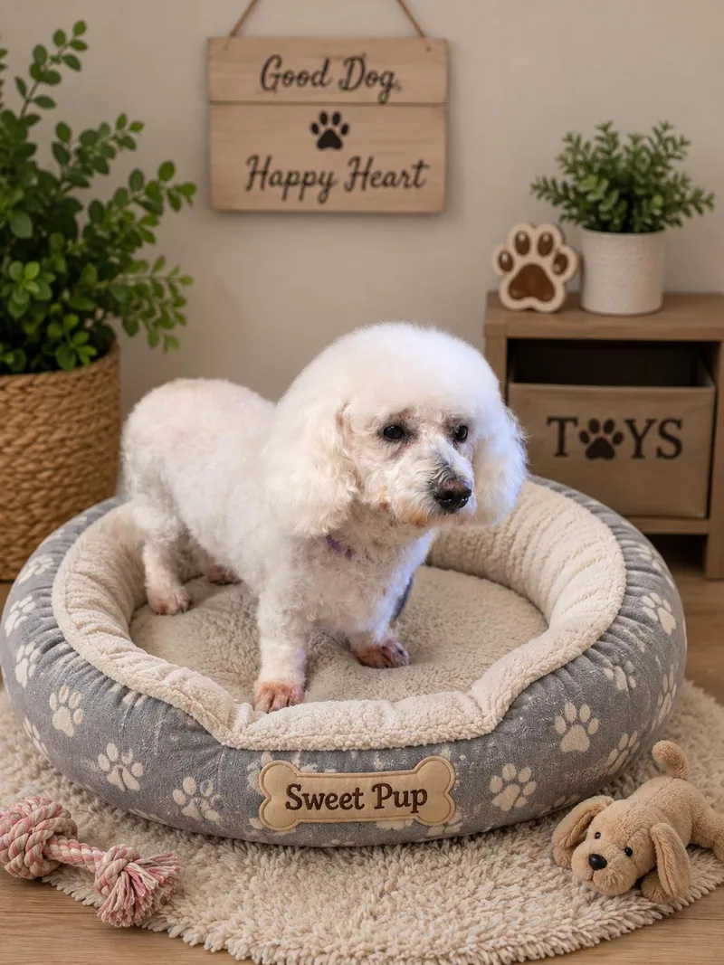 An adult small-sized female White / Cream Bichon Frise dog named Londyn for adoption in Radcliff, KY