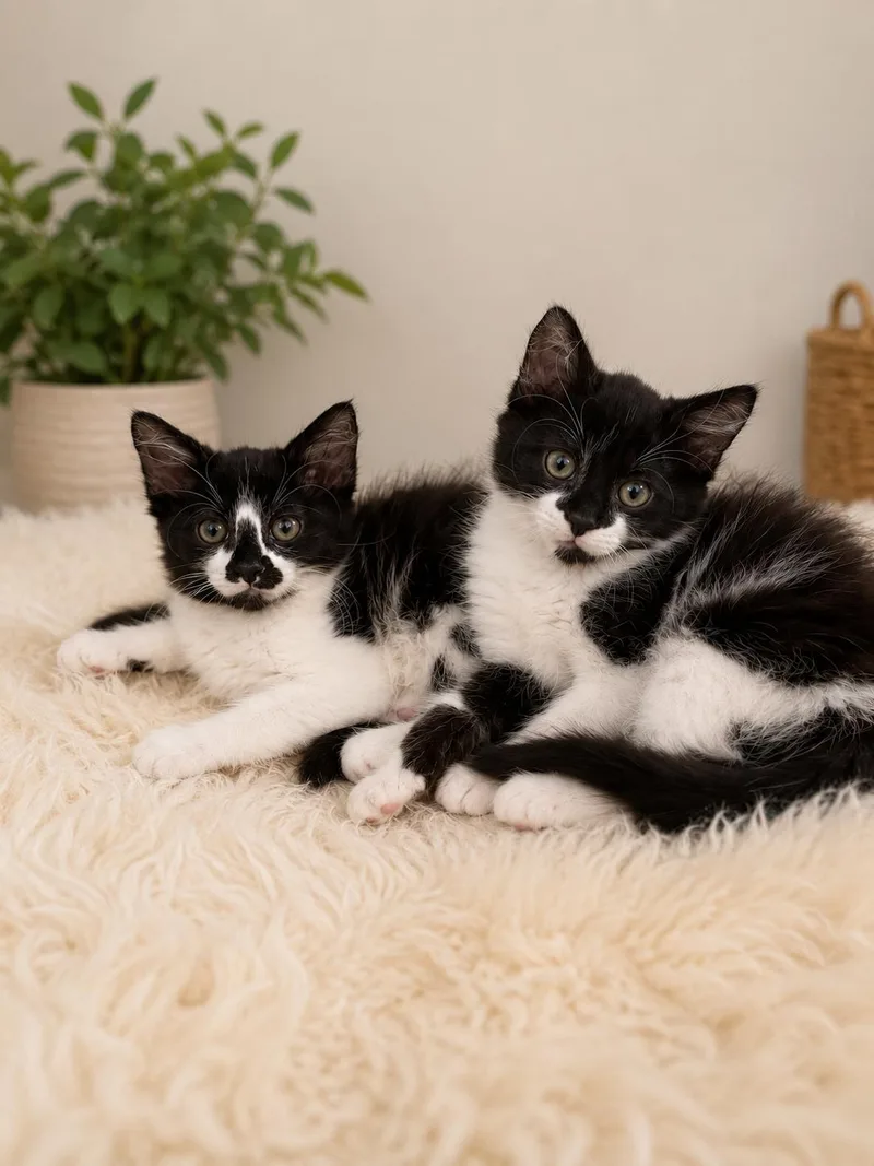 A baby small-sized male Domestic Long Hair cat named Wyatt for adoption in Long Beach, CA