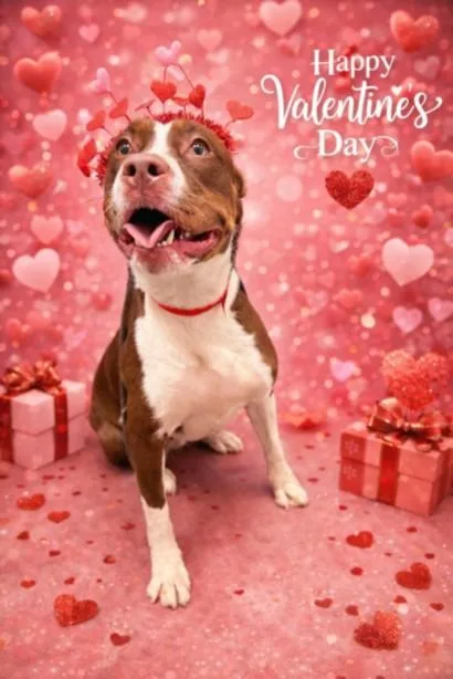 A young large-sized female Pit Bull Terrier dog named Checa for adoption in Los Angeles, CA