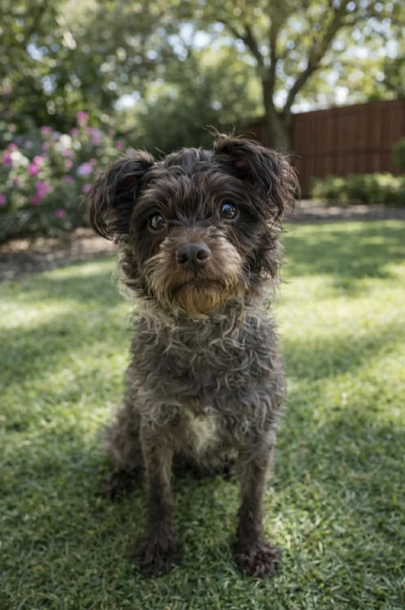 An adult small-sized female Yorkshire Terrier dog named Cutie for adoption in Allen, TX