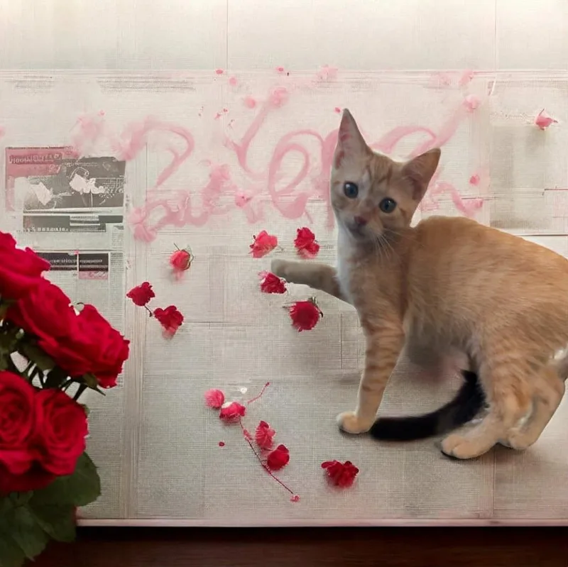 A young medium-sized male Domestic Short Hair cat named Lucky for adoption in Richland Hills, TX
