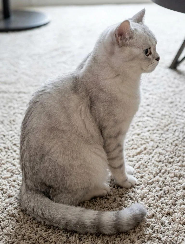 A young medium-sized male British Shorthair cat named Handsome for adoption in Davis, CA