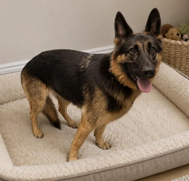 An adult large-sized female German Shepherd Dog dog named Riley for adoption in Lancaster, CA