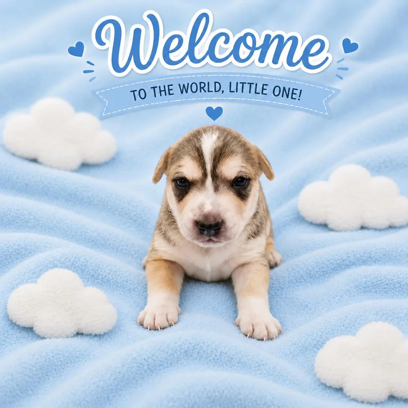 A baby medium-sized male Apricot / Beige Australian Cattle Dog / Blue Heeler dog named Huck for adoption in Vernon, CT