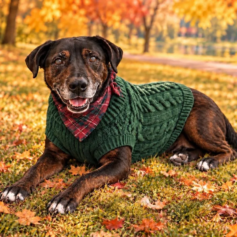 A senior medium-sized male Bicolor Labrador Retriever dog named Dougie for adoption in Brentwood, TN
