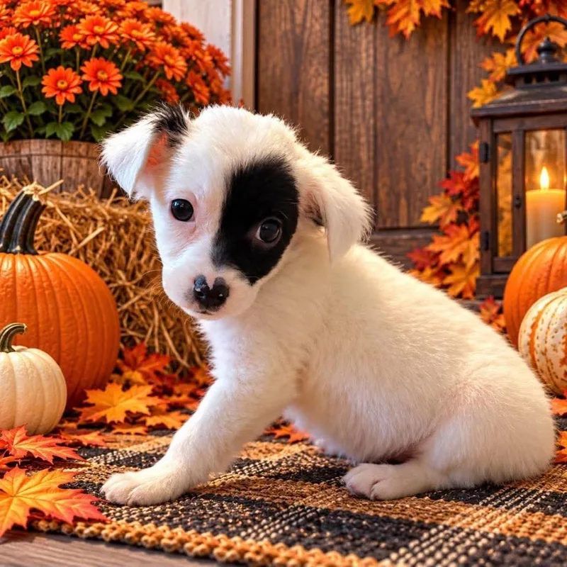 A baby small-sized male White / Cream Mixed Breed dog named Donovan for adoption in Fredericksburg, VA
