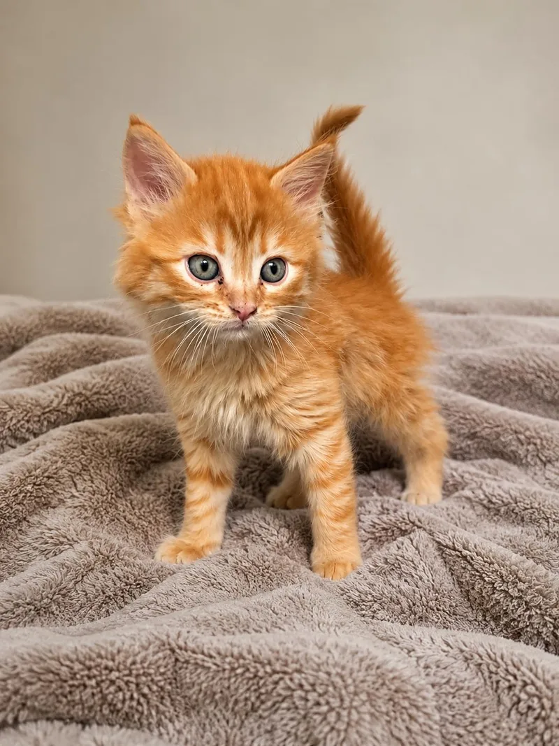 A baby small-sized male Domestic Medium Hair cat named Harlan for adoption in Rio Linda, CA