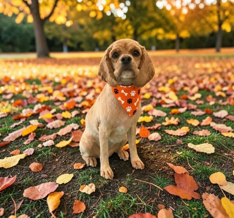 An adult small-sized female Yellow / Tan / Blond / Fawn Cocker Spaniel dog named Miss Lulu for adoption in Aurora, IN