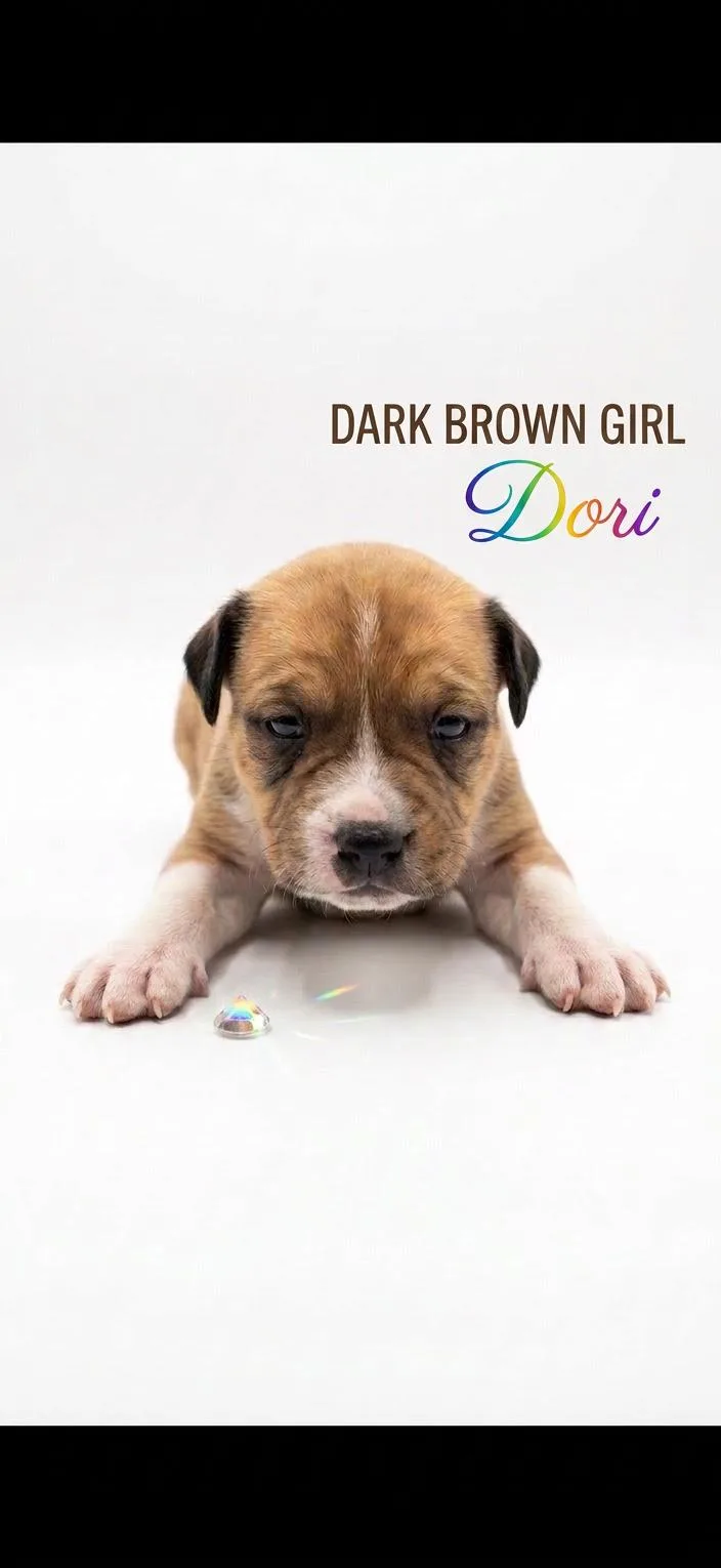A baby medium-sized female Mixed Breed dog named Dori Nemo Litter for adoption in Holly Springs, NC