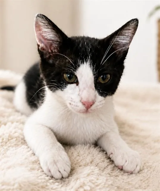 A baby small-sized male Domestic Short Hair cat named Comet for adoption in San Jose, CA