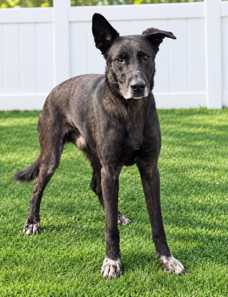 An adult large-sized male German Shepherd Dog dog named Pretzel for adoption in Joliet, IL